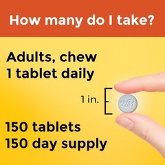 Nature Made Chewable Vitamin C 500 mg Tablets, 150 Count