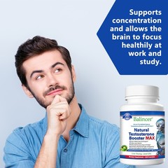 Testosteron Booster for Men, Male Enhancement Pills, Energy, Libido 120 Capsules