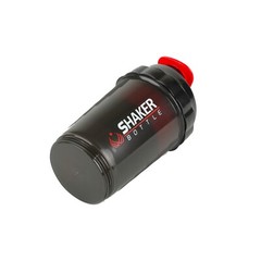 3 in 1 – 500mL/16oz Shaker Bottle with storage for pills and protein powder