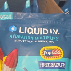 Liquid I.V. Hydration Multiplier Electrolyte Drink Mix 30 Sticks Firecracker