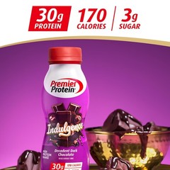 Premier Protein Shake Indulgence Decadent Dark Chocolate 30G Protein 170