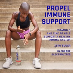 Propel Immune Support Electrolyte Enhanced Water 16.9 Fl Oz (Pack of 12)