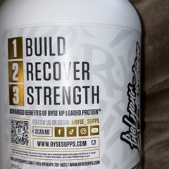 RYSE Loaded Premium Whey Protein Powder with MCTs – Peanut Butter Cup 2.3 lbs