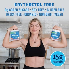 Warrior Blend, Plant Based, Vegan Protein Powder with Peas & Hemp, Berry, 13…