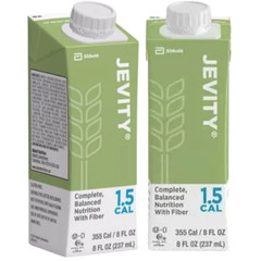 Jevity 1.5 Cal High Protein Nutrition Drink Supplement with Fiber 8oz – 48 Pack