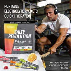 Electrolyte Powder Packets for Keto & Sports Hydration | Sugar-Free, Gluten-Free