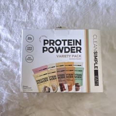 Clean Simple Eats Protein Powder Variety Pack 10 Stick Packs Whey 11.9oz