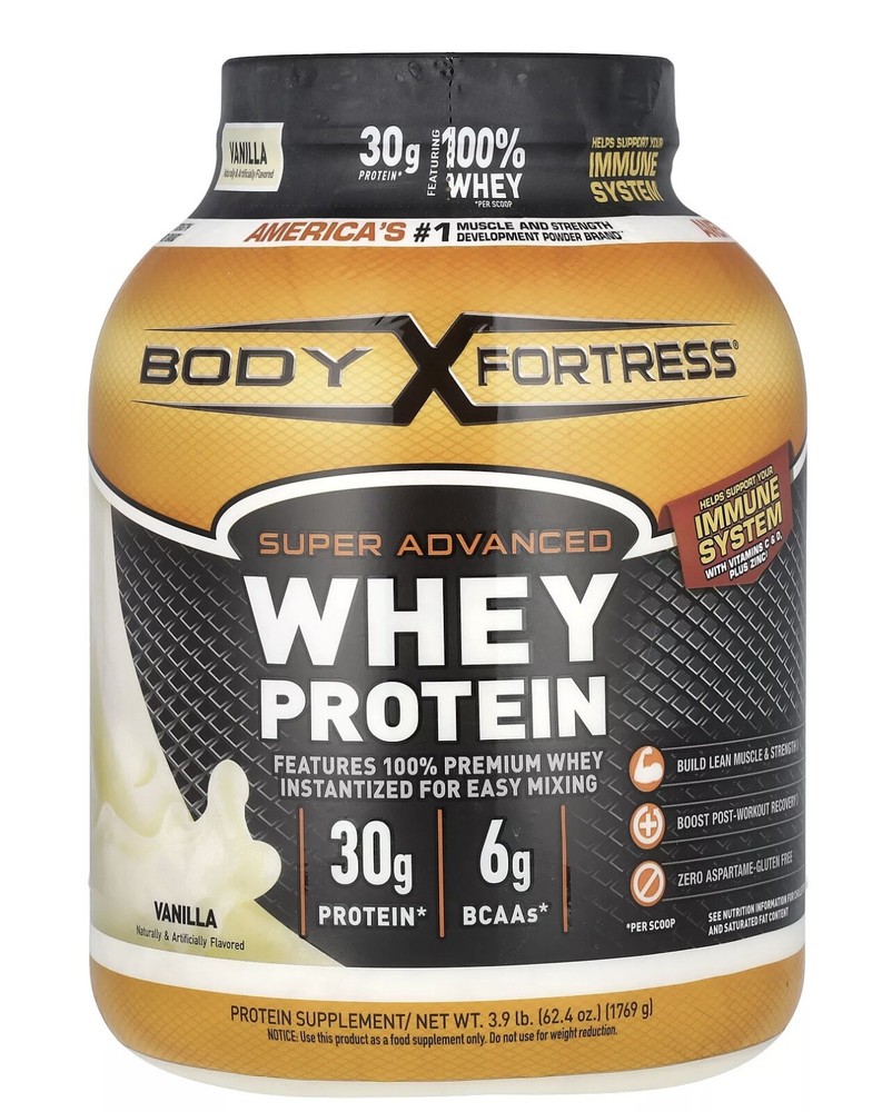 Super Advanced Whey Protein, Vanilla, 3.9 lb (1,769 g)