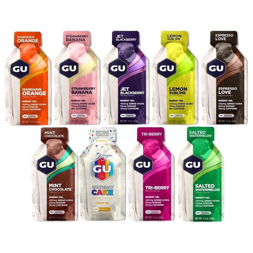 Gu Energy Gels All Flavours – 32g – Pack of 24