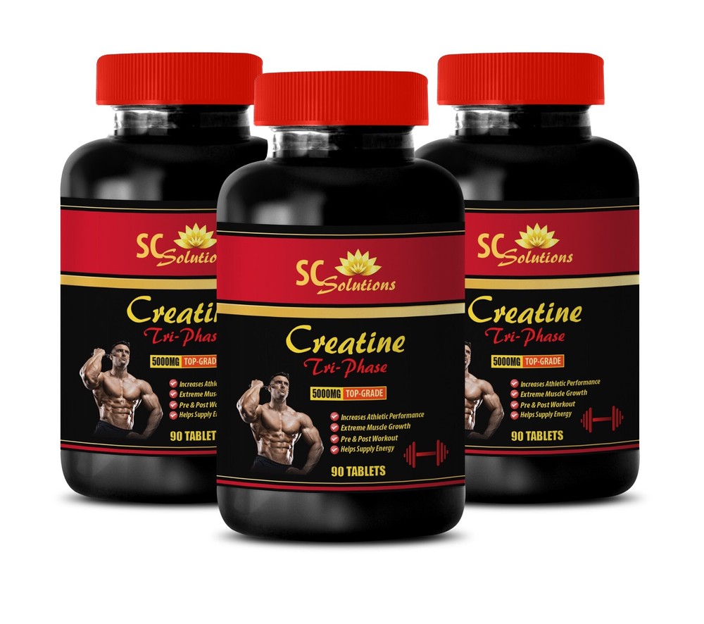 mens workout – CREATINE TRI-PHASE – creatine powder 3B 270 Tab