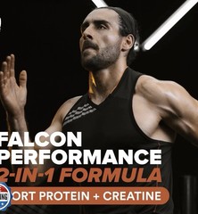 Birdman Falcon Performance Vegan Protein Powder, 31g Protein, 5g