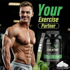 Creatine Capsules & Electrolytes Powder, 150 Creatine Capsules, (30 Servings)