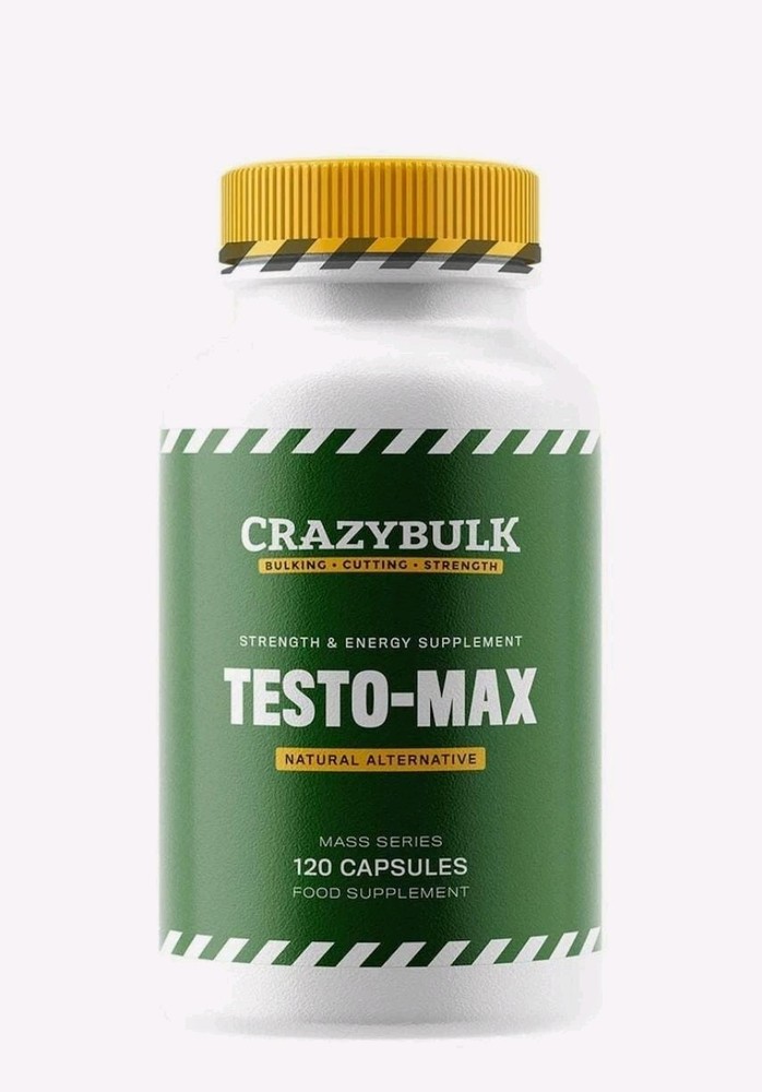 Crazybulk Natural TESTO-MAX 120 Capsules – FREE SHIPPING WORLDWIDE