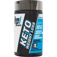 BPI Sports Keto Weight Loss «1st Ketogenic Fat Burner» 75 Caps MCTs BHB 07/25
