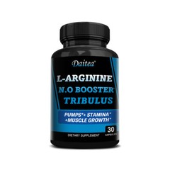 L-Arginin AAKG Nitric Oxide, L-Citrulline, Tribulu, Men’s Health Support