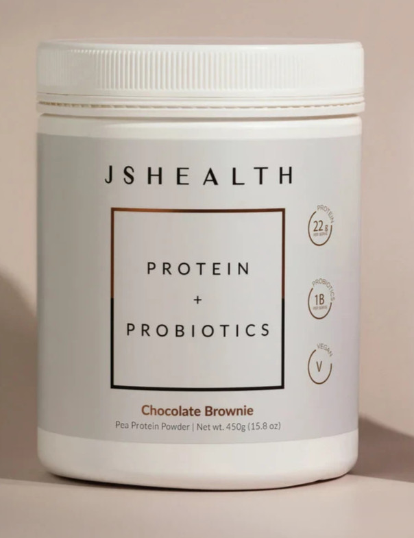 JS Health Protein + Probiotics – Chocolate Brownie – 15.8 oz