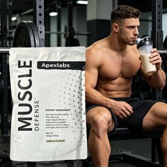 Apex Labs Muscle Defense Dietary Supplement, Vanilla -243g