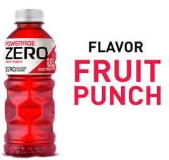 POWERADE ZERO Fruit Punch, 20 fl oz, 8 Pack