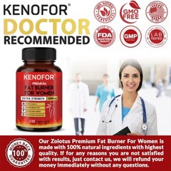 Fat Burner for Women 12,000mg, Appetite Control, Weight Loss, 120 Capsules
