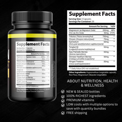 EROSEN- Bodybuilding & Weight Support- 5 Bottles- 450 Capsules