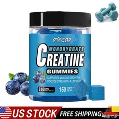 150x Counts Creatine Monohydrate Gummies – Increase Strength and Build Muscle