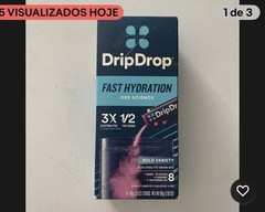 DripDrop Fast Hydration Electrolyte Powder, Bold Variety 8 Count