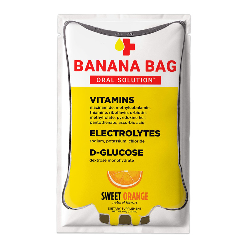 Banana Bag Oral Solution Packets Sweet Orange 30Pk A Refreshing Blend Of