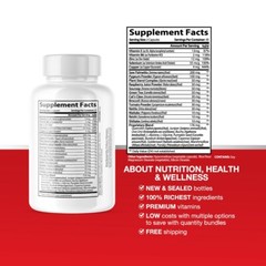 Ortho Prostate- Prostate Support- 4 Bottles- 240 Capsules
