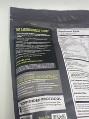 Cardio Miracle (Made in USA) The Complete Nitric Oxide 10/2025 – LARGE , (90 )