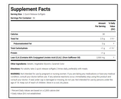 CLA 2500mg Safflower Oil Fat Burner 2X100gels Conjugated Linoleic Acid Piping