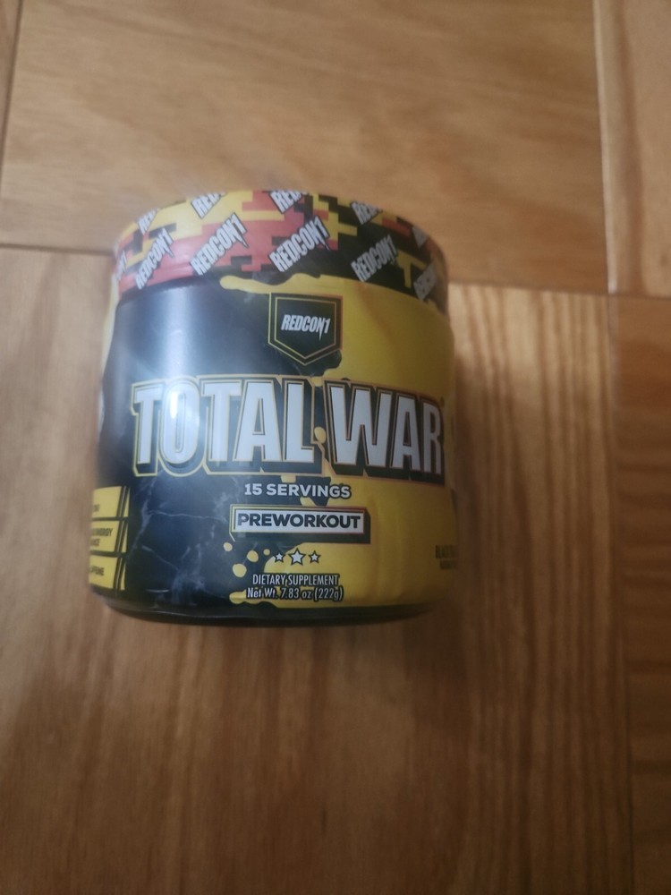 REDCON1 TOTAL WAR PREWORKOUT 15 Servings Sustained Energy Endurance Pumps Focus