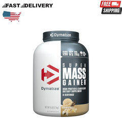 Dymatize Super Mass Gainer Protein Powder, 52g Protein, Gourmet Vanilla, 6 lbs