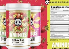 Panda Supplements Premium Aminos BCAA + EAA Hydration Powder New Sealed