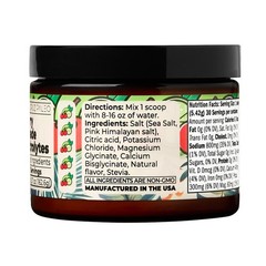 Santa Cruz Paleo Electrolyte Powder Cherry Limeade Sugar Hydration Drink Mix