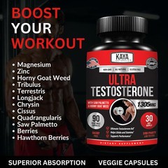 1 Pack TEST BOOST Max Sculptnation Testosterone Build Muscle Men Horny Goat Weed
