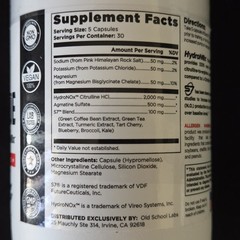 Old School Labs Nitric Oxide Pre-Workout Supplement HydroNOx S7 Blend 30 Serving