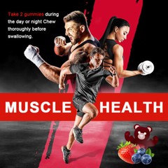 Creatine Monohydrate Gummy Energy Enhancement Improves Muscle