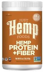 Just Hemp Foods Hemp Protein Powder Plus Fiber Non-GMO Verified with 11g of P