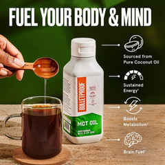 XCT MCT Oil Made with C10 and C8 MCT Oil, Flavorless, 14G Mcts, 16 Fl Oz Bullet