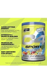 C4 Sport Strength, Pre-Workout, Hawaiian Punch Berry Blue Typhoon, 14.3 oz