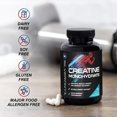 Creatine Monohydrate Capsules 3000mg – Micronized 120 Count (Pack of 1)