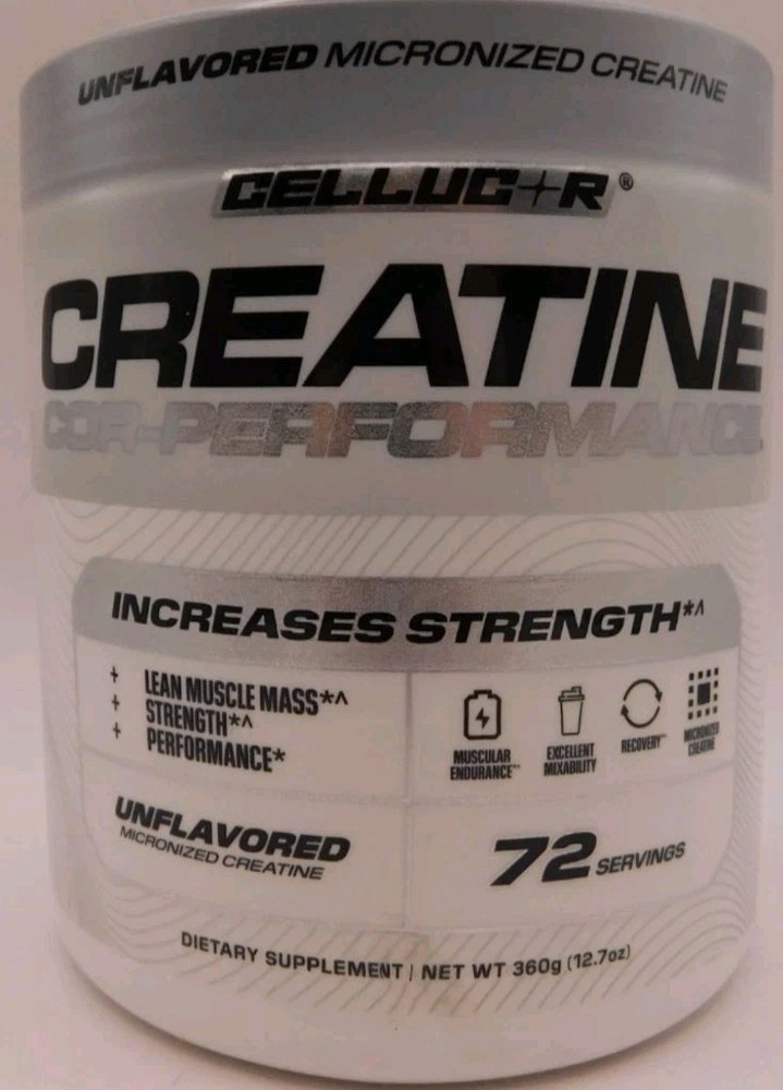 Celluc+r Creatine Cor-Performance Unflavored 72 Servings, 12.7oz Exp: 12/28 New