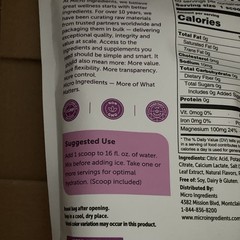 Micro Ingredients Electrolytes Hydration Powder Drink Mix, Concord Grape 1 lb