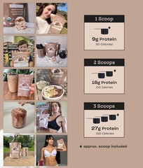 NUFYX Heavenly Protein Powder – Organic American Grown Pea, Vegan, Keto, 50 Cal