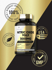 120 Pills Oxido Nitrico L-arginina Extra Fuerte Para Aumentar Energia Muscular