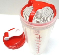 Spider bottle,protein shaker cup 3 in 1 (3 Layers) Sports water bottle 16 fl oz
