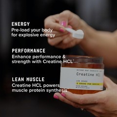 Chemistry Labs Creatine HCl Powder | Improves Muscle Performance | 120 Servings