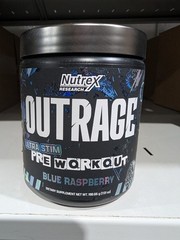 Nutrex Outrage Pre-Workout Fruit 30 Serv PLUS Nutrex 300 Gram Creatine Unflavor