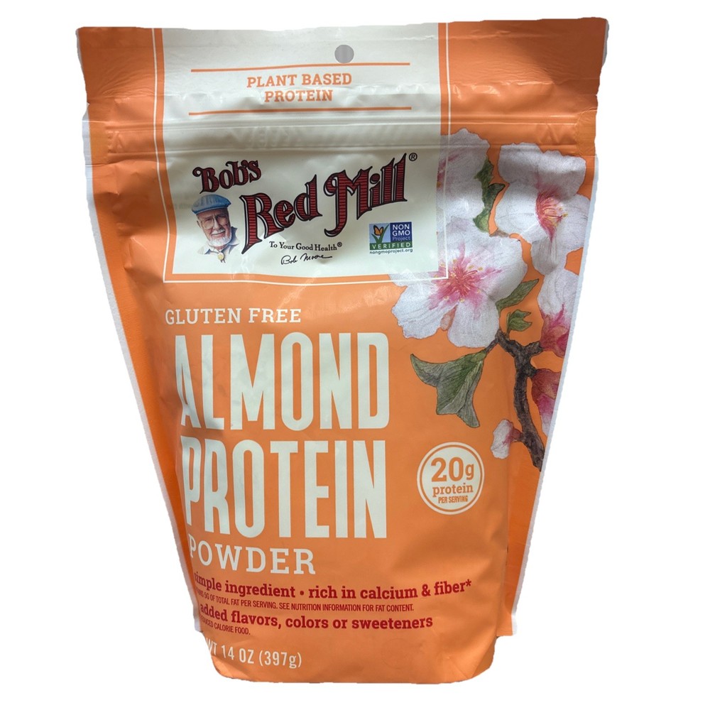 Bob’s Red Mill Gluten Free Almond Protein Powder 14 oz Pkg BB 02/2026