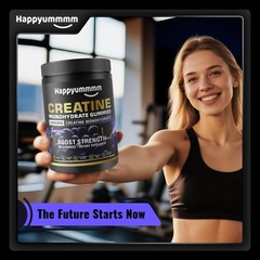 Creatine Monohydrate Gummies, NSF Certified, 5g Dose for Men & Women to Suppo…